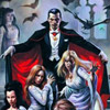 Вампир Дракула и множество женщин наложниц, прислужниц.