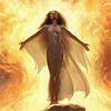 Могущественная богиня в огненном сиянии.
