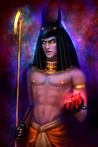 Аватарка властителя подземного мира, мира мертвых. Бог Древнего Египта из египетской мифологии.