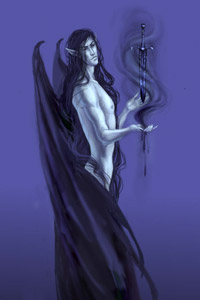 Повелитель вампиров, бессмертный лорд вампиров, крылатый демон на аватарке.