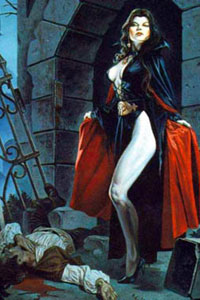 Обнаженная женщина-вамп, демоническая королева, дракула, вампир, скачать аватарку.